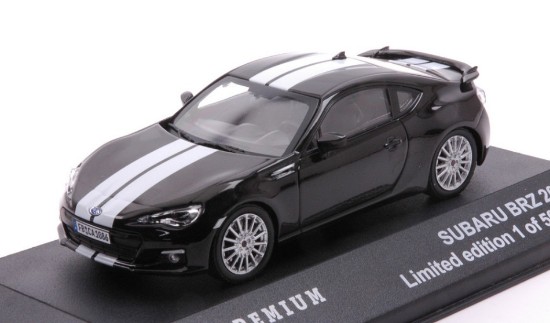 Immagine di SUBARU BRZ 2013 BLACK WITH WHITE LINES 1:43