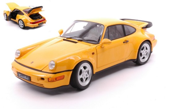 Immagine di PORSCHE 964 TURBO 1989 YELLOW 1:18