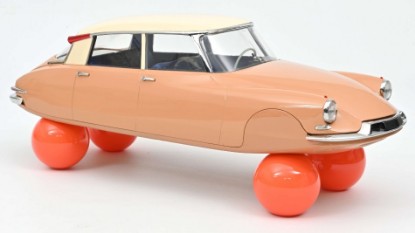 Immagine di CITROEN DS 19 SUR BALLONS 1959 ECAILLE BLONDE 1:12
