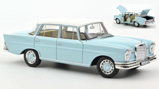 Immagine di MERCEDES 220 S 1965 LIGHT BLUE 1:18