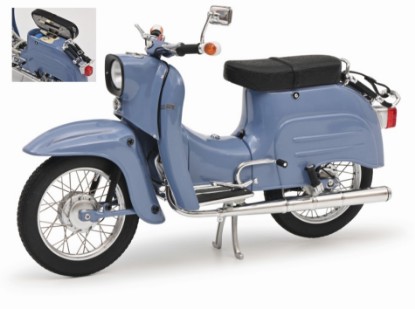 Immagine di SIMSON SCHWALBE KR51/1 1968 LIGHT BLUE 1:10