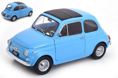 Immagine di FIAT 500 F 1968 LIGHTBLUE 1:12