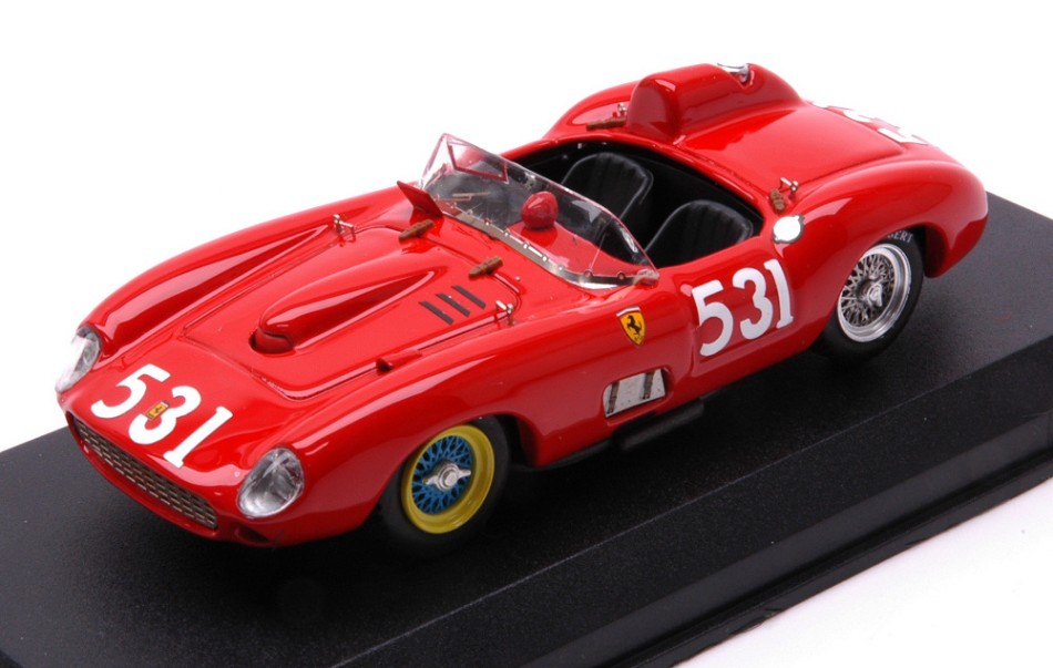 TOPMODEL TMC158 Scale 1/43 | FERRARI 335MM SPIDER N 7 24h LE MANS 1957 RED