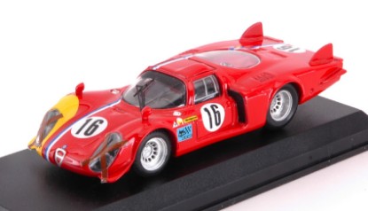 Immagine di ALFA ROMEO 33.2 CODA LUNGA N.16 SPA 1968 T.PILETT 1:43
