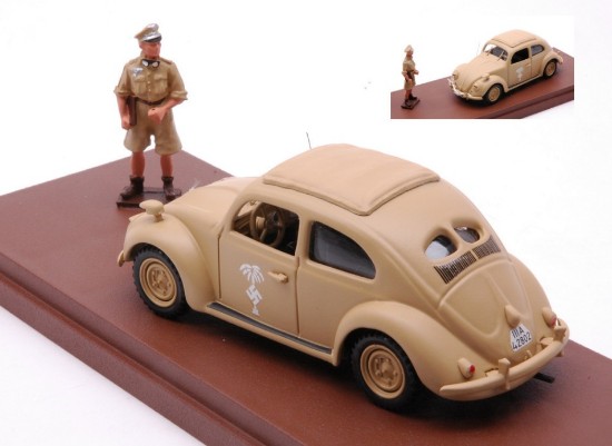 Immagine di VW MAGGIOLINO AFRICA KORPS 1941 FIGURE ROMMEL ED.LIM.PCS 100 1:43