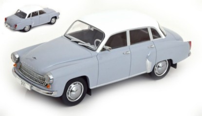 Immagine di WARTBURG 311 GREY/WHITE 1:18