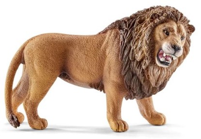 Immagine di LEONE CHE RUGGISCE-LION ROARING 10,7 x 4,6 x 6,6 cm