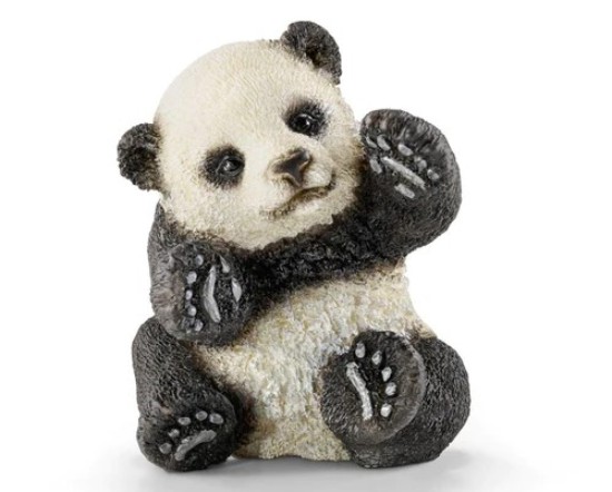 Immagine di CUCCIOLO DI PANDA CHE GIOCA-BABY PANDA PLAYING 3,5 x 4 x 4,5 cm