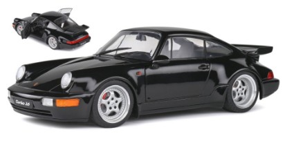 Immagine di PORSCHE 964 (964) 3.6 TURBO 1993 BLACK 1:18