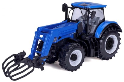 Immagine di TRATTORE NEW HOLLAND T7315 CON PINZA PER ROTOBALL 1:32