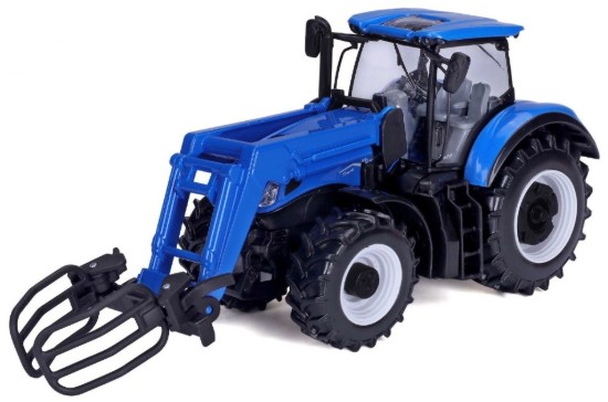 Immagine di TRATTORE NEW HOLLAND T7315 CON PINZA PER ROTOBALL 1:32