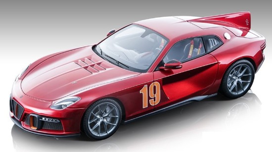 Immagine di TOURING SUPERLEGGERA AERO3 PRESS SALON PRIVE 2020 MET.PEARL RED 1:18