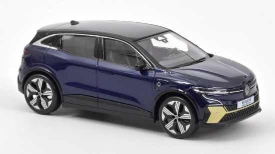 Picture of RENAULT MEGANE E-TECH 100% ELECTRIC 2022 MIDNIGHT BLUE & BLACK 1:43