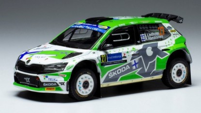 Immagine di SKODA FABIA RALLY2 EVO N.20 RALLY FINLAND 2022 LINDHOLM/HAMALAINEN 1:43