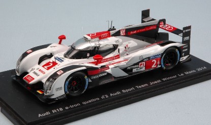 Immagine di AUDI R18 N.2 WINNER LM 2014 FASSLER-LOTTERER-TRELUYER 1:43 REPRO