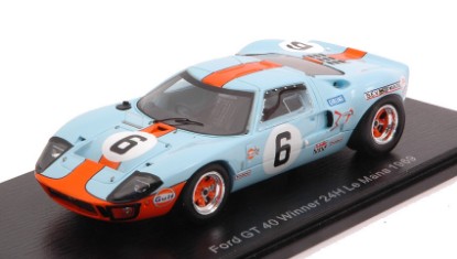 Immagine di FORD GT 40 N.6 WINNER LM 1969 J.ICKX-J.OLIVER 1:43 REPRO