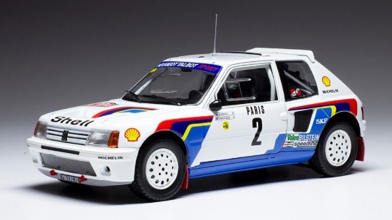 Immagine di PEUGEOT 205 T16 N.2 RALLY MONTE CARLO 1985 VATANEN/HARRYMAN 1:24
