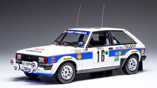 Immagine di TALBOT SUNBEAM LOTUS N.16 RALLY MONTE CARLO 1981 FREQUELIN/TODT 1:24
