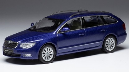 Immagine di SKODA SUPERB II 3T 2008 MET.BLUE 1:43