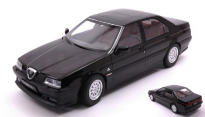 Immagine di ALFA ROMEO 164 Q4 1994 BLACK/DARK RED INTERIOR 1:18