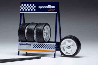 Immagine di SET 4 WHEELS SPEEDLINE CORSE WHITE 1:18
