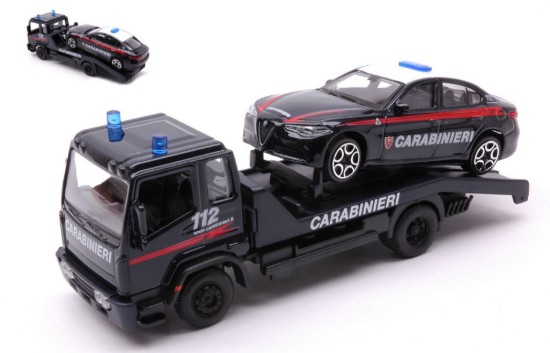 Immagine di ALFA ROMEO GIULIA CARABINIERI SU CARRO ATTREZZI 1:43