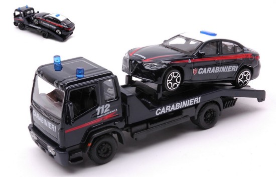 Immagine di ALFA ROMEO GIULIA CARABINIERI SU CARRO ATTREZZI 1:43