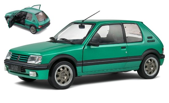 Immagine di PEUGEOT 205 GTI GRIFFE 1992 FLUORITE GREEN 1:18