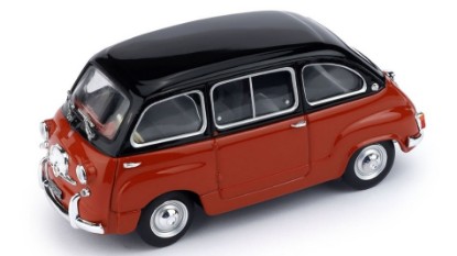 Immagine di FIAT 600 MULTIPLA D 1960 NERO/ROSSO CORALLO 1:43