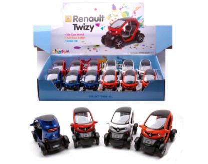 Immagine di RENAULT TWIZY COL.ASS.cm 12 1:18