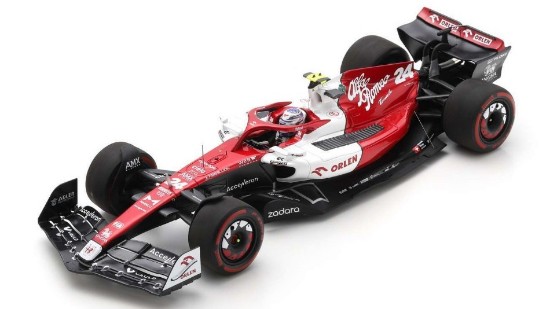 Immagine di ALFA ROMEO F1 ZHOU GUANYU 2022 N.24 10th BAHARAIN GP 1:18