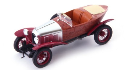 Immagine di AMILCAR CGS 3 SKIFF 1925 SILVER/RED 1:43