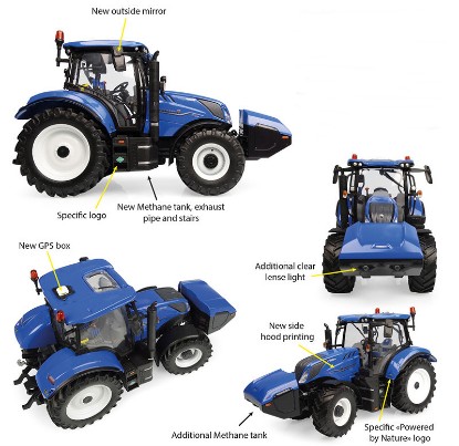 Immagine di TRATTORE NEW HOLLAND T6.180 METHANE 1:32