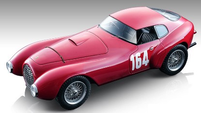 Immagine di FERRARI 166/212 "UOVO" N.164 1st TRENTO BONDONE 1952 G.CABIANCA 1:18