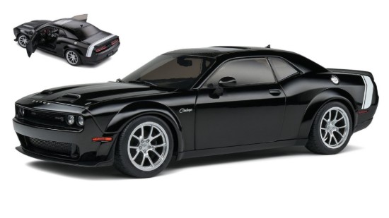Immagine di DODGE CHALLENGER SRT HELLCAT REDEYE WIDEBODY 2023 BLACK GHOST 1:18