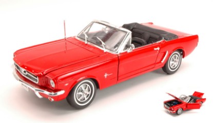 Immagine di FORD MUSTANG CABRIO 1964 RED 1:18