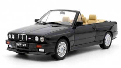 Immagine di BMW E30 M3 CONVERTIBLE 1989 BLACK 1:18