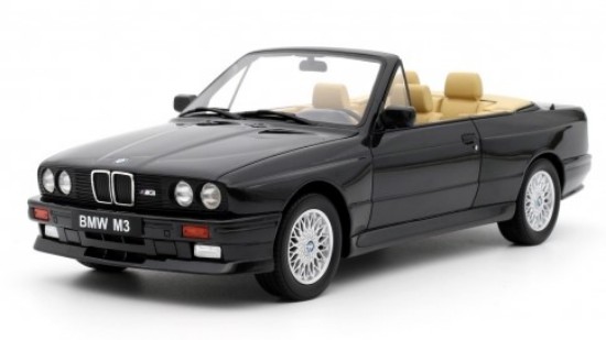 Immagine di BMW E30 M3 CONVERTIBLE 1989 BLACK 1:18