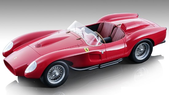 Immagine di FERRARI 250 TR PONTOON-FENDER PRESS VERSION 1957 RED 1:18