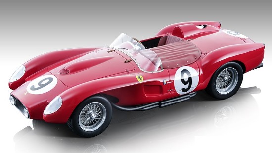 Immagine di FERRARI 250 TR PONTOON-FENDER N.9 LE MANS 1957 GENDEBIEN/TRINTIGNANT1:18