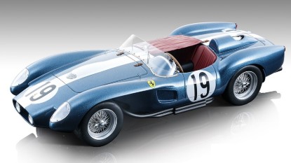 Immagine di FERRARI 250 TR PONTOON-FENDER N.19 LE MANS 1958 MARTIN/TAVANO 1:18