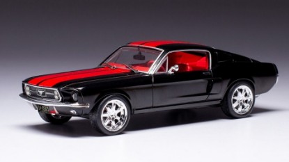 Immagine di FORD MUSTANG FASTBACK 1967 BLACK/RED 1:43