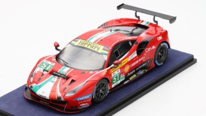 Immagine di FERRARI 488 GTE EVO N.51 AF CORSE 2nd LMGTE 2022 PIER G./CAL./SERRA 1:18