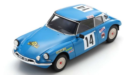 Immagine di CITROEN DS 21 N.14 WINNER RALLYE DU MAROC 1969 NEYRET-TERRAMORSI 1:43