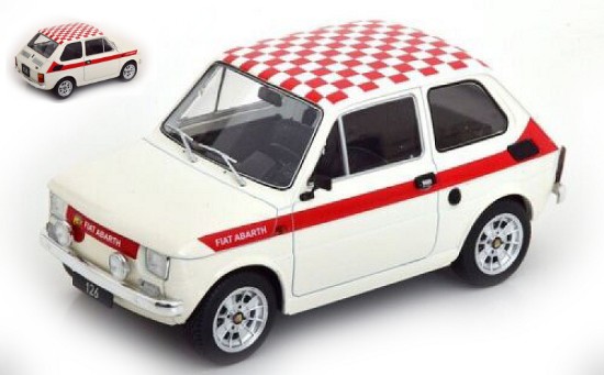 Immagine di FIAT 126 ABARTH 1972 WHITE 1:18