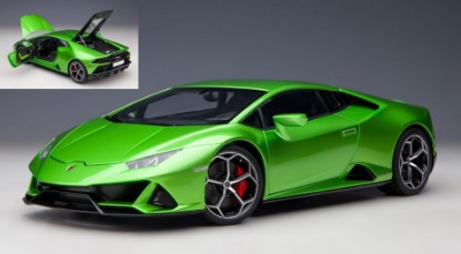 Immagine di LAMBORGHINI HURACAN EVO 2019 GREEN MET. 1:18