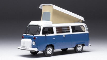 Immagine di VW T2 WESTFALIA 1978 BLUE/WHITE 1:43