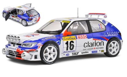 Immagine di PEUGEOT 306 MAXI N.16 MONTECARLO NIGHT 1998 G.PANIZZI/H.PANIZZI 1:18