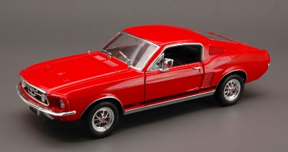 Immagine di FORD MUSTANG GT FASTBACK 1967 RED 1:24-27