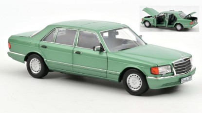 Immagine di MERCEDES 500 SEL 1991 LIGHT GREEN METALLIC 1:18